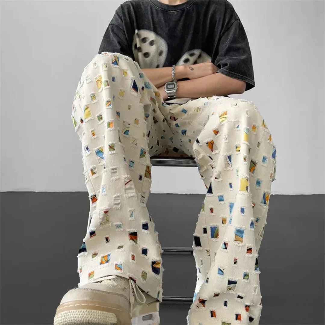 Florencio | Axel Mosaic Patchwork Pants