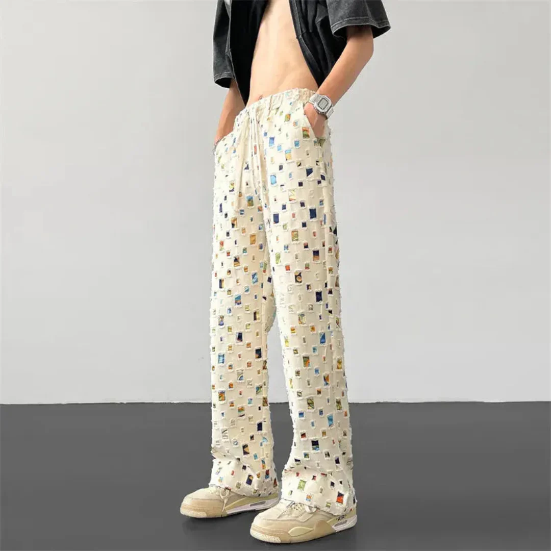 Florencio | Axel Mosaic Patchwork Pants - Image 4