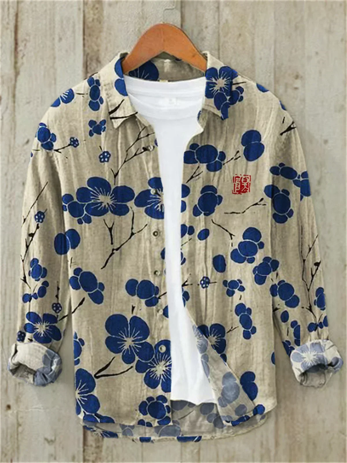Florentino® | Japanese Vintage Faux Linen Blend Shirt
