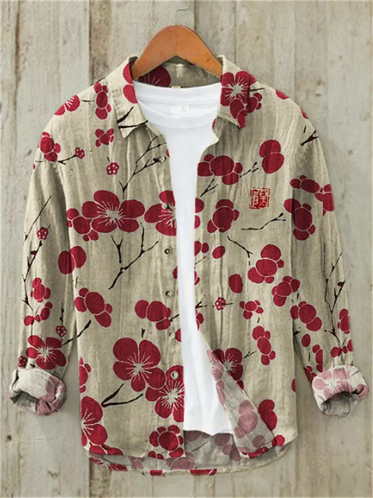 Florentino® | Japanese Vintage Faux Linen Blend Shirt - Image 3