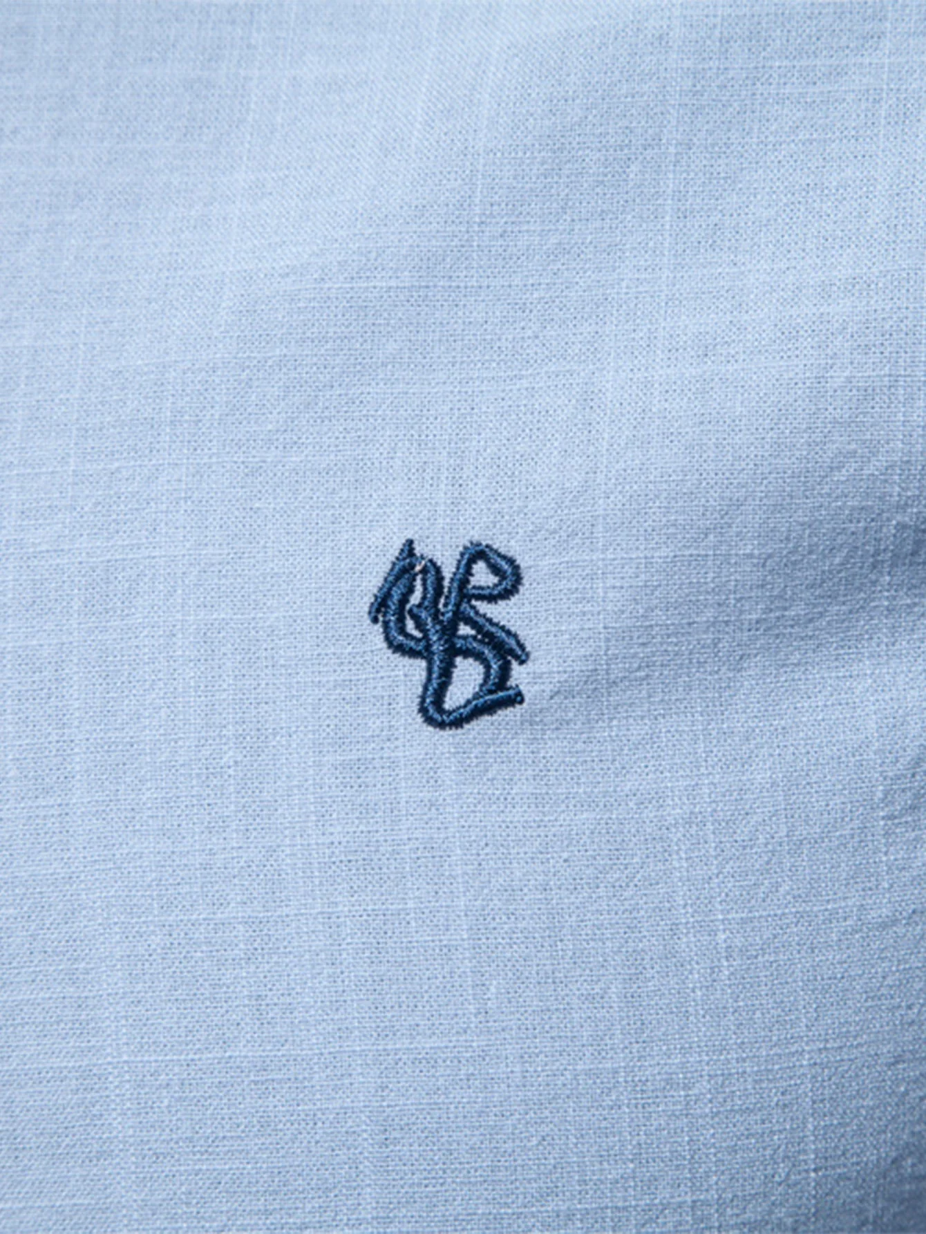 Florentino® | Long Sleeve Linen Look Stand Collar Shirt & Straight Leg Linen Pants - Image 15