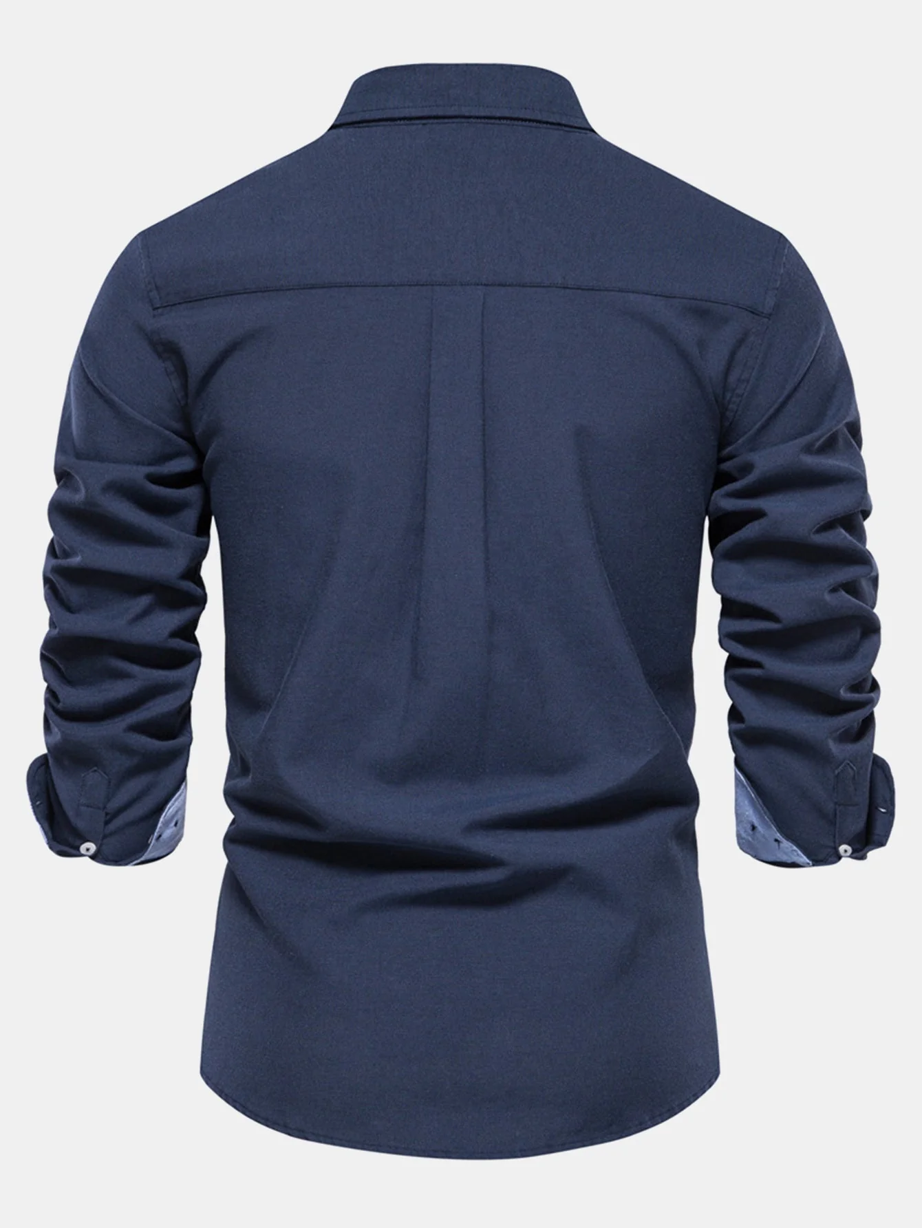 Fortunato® | Long Sleeve Button Up Oxford Shirt & Slim Fit Tapered Trousers - Image 24