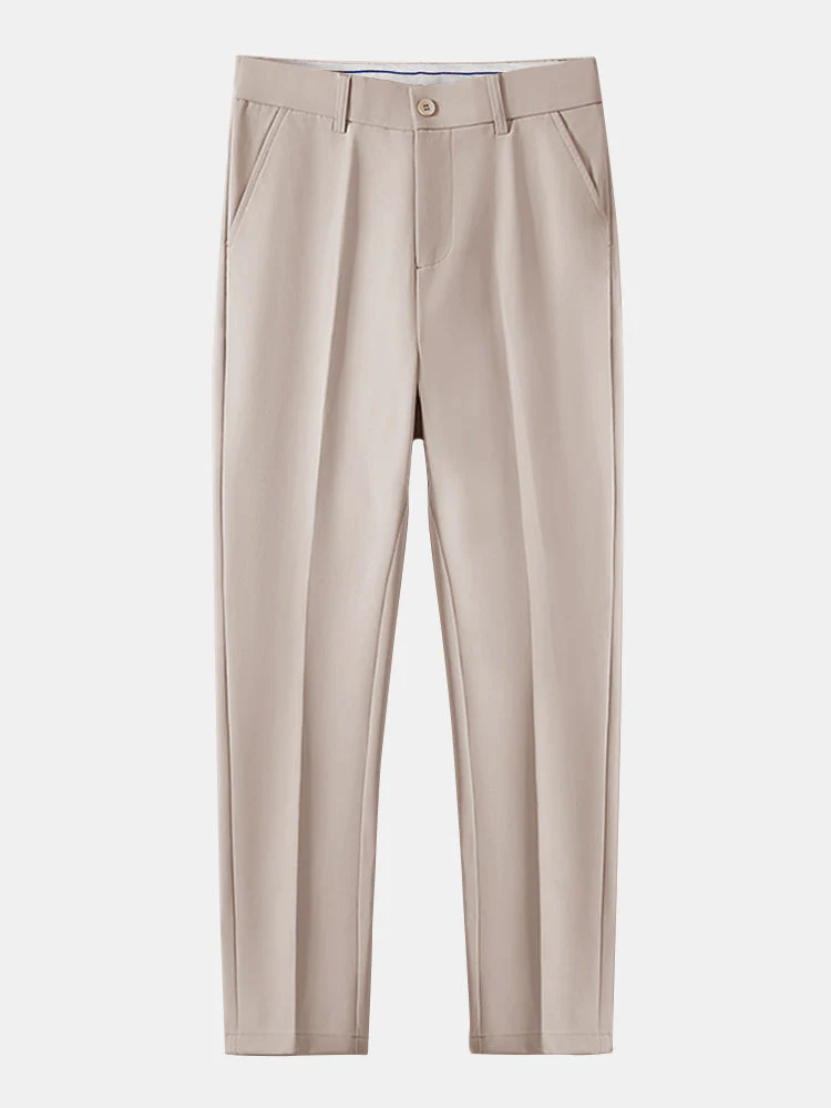 Fortunato® | Long Sleeve Button Up Oxford Shirt & Slim Fit Tapered Trousers - Image 6