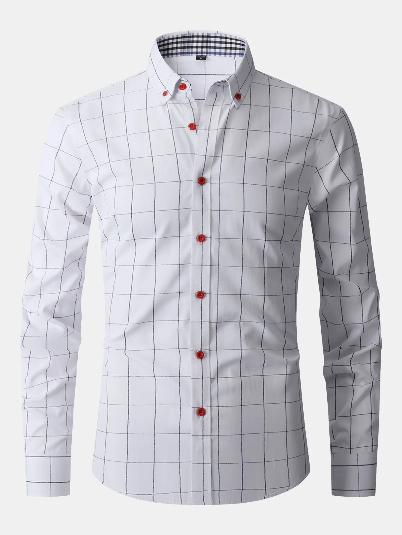 Franco® | Long Sleeve Plaid Button Up Shirt - Image 13