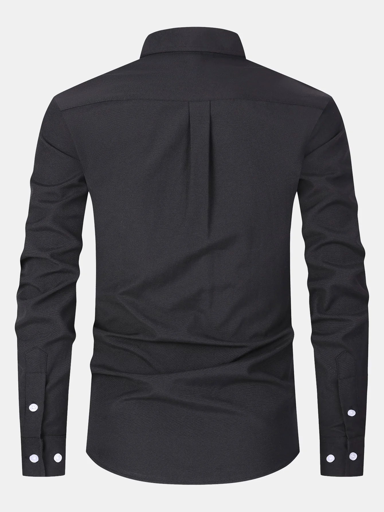 Fulvio® | Long Sleeve Pocket Button Up Oxford Shirt - Image 12