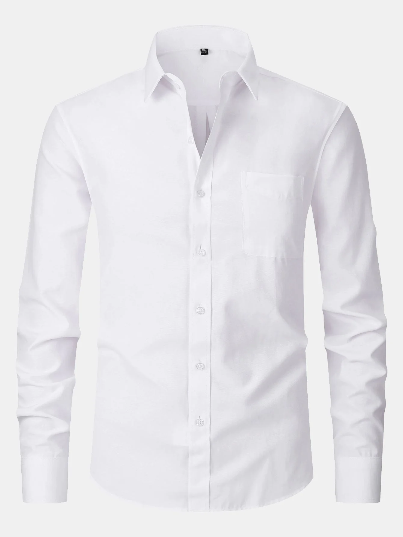 Fulvio® | Long Sleeve Pocket Button Up Oxford Shirt - Image 13