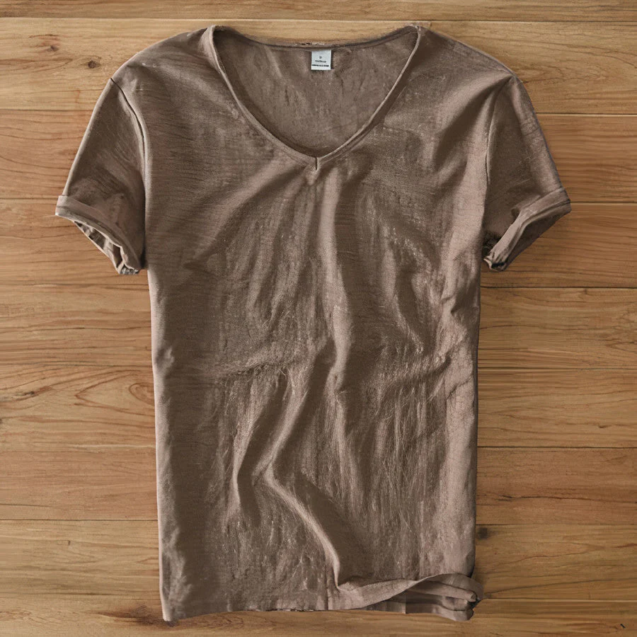 Gabriel® | Summer T-Shirt Made Of Cotton And Linen - Image 6