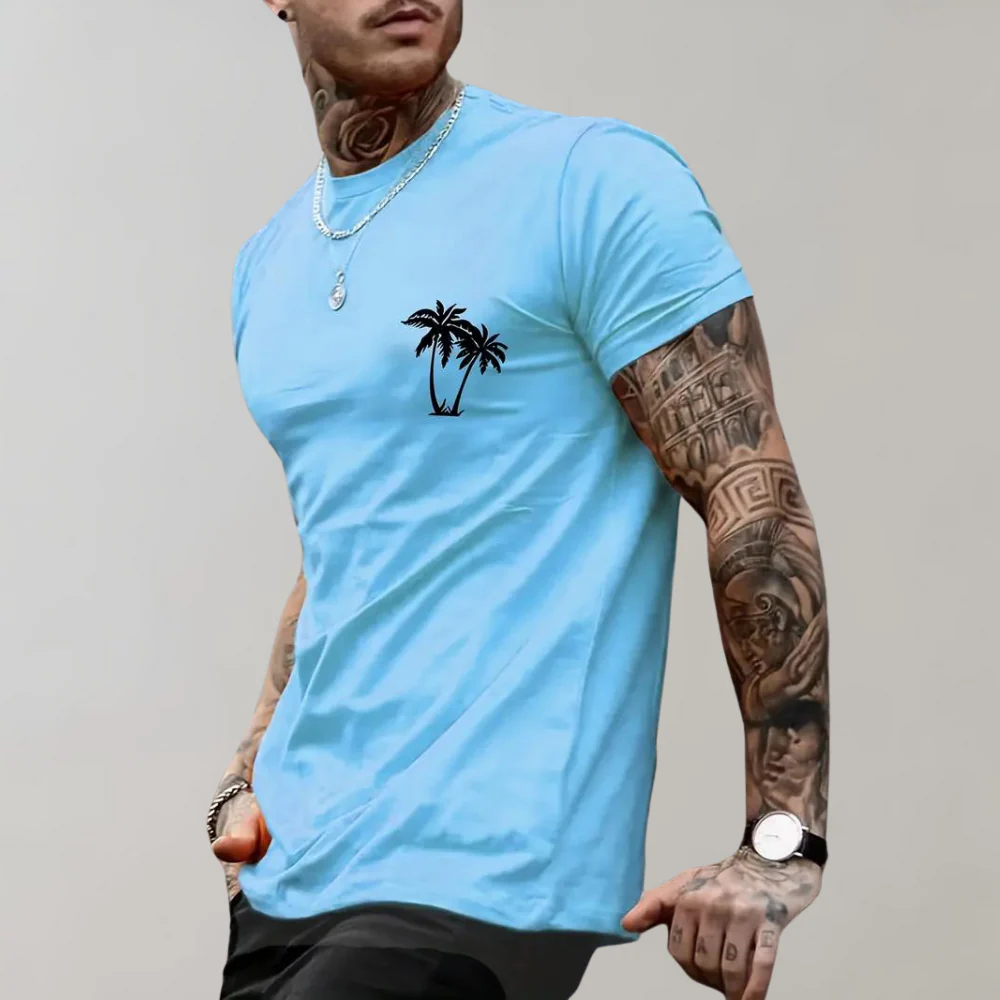 Galvin® | Palm Tree Graphic Men'S T-Shirt - Image 11