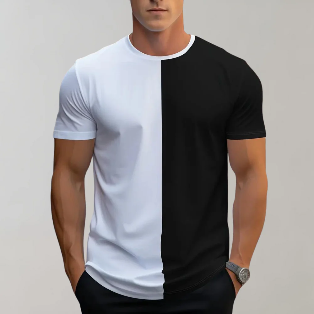 Garth® | Men'S Casual Color Block T-Shirt - Image 6