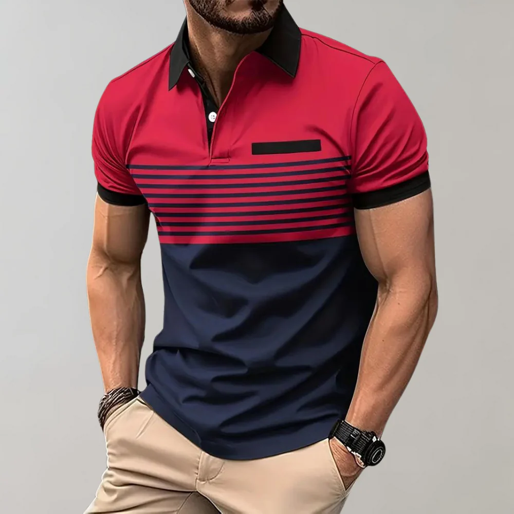 Gawain® | Men'S Striped Polo Shirt - Image 18