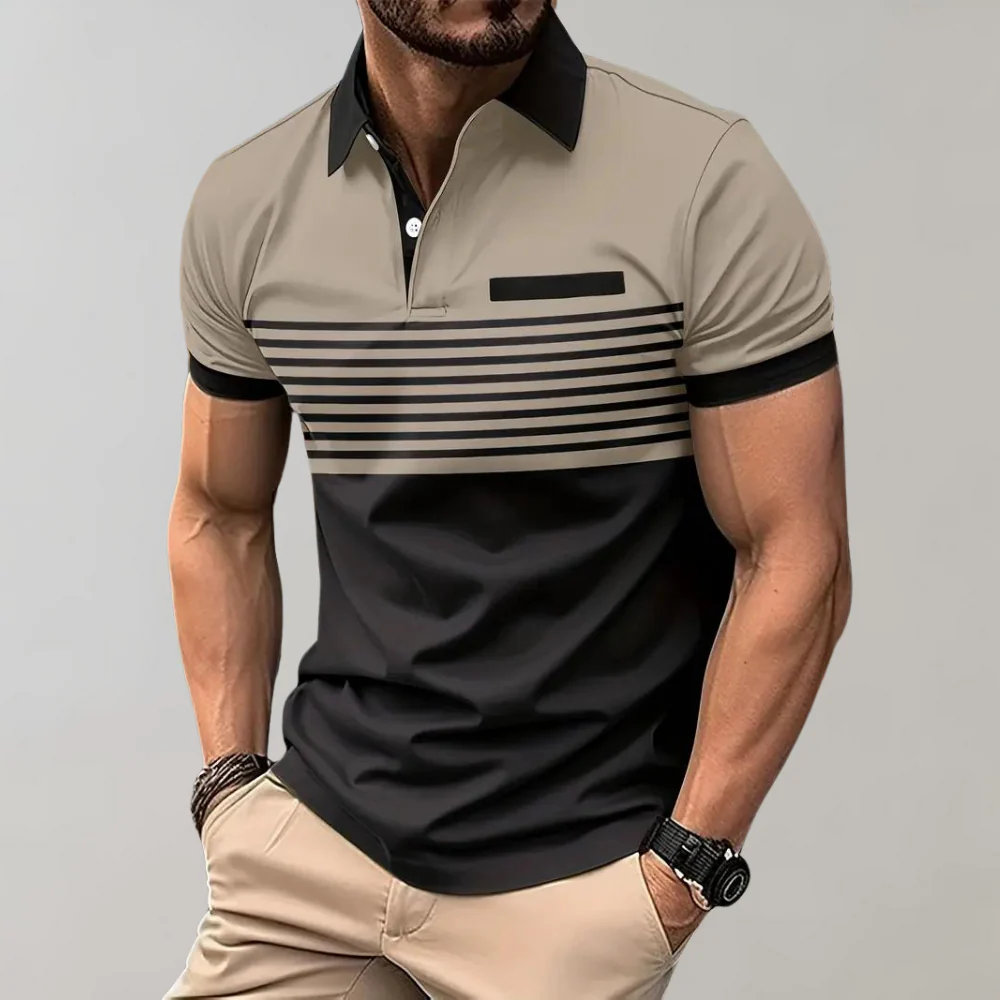 Gawain® | Men'S Striped Polo Shirt - Image 21