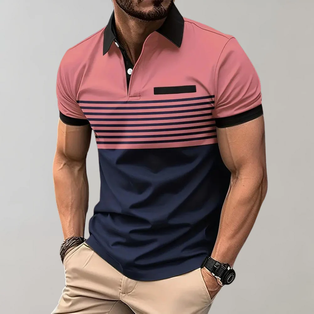 Gawain® | Men'S Striped Polo Shirt - Image 23