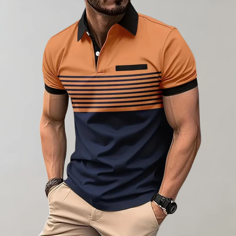 Gawain® | Men'S Striped Polo Shirt - Image 24
