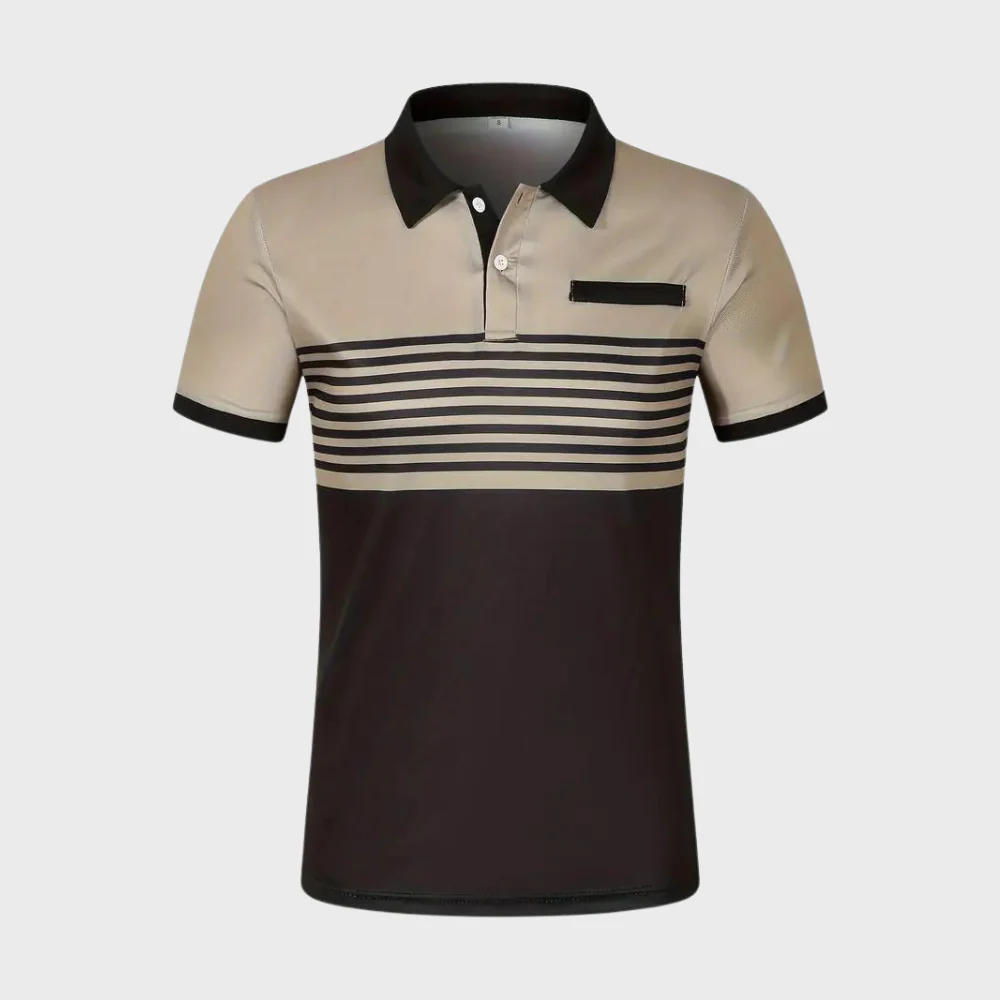 Gawain® | Men'S Striped Polo Shirt - Image 8