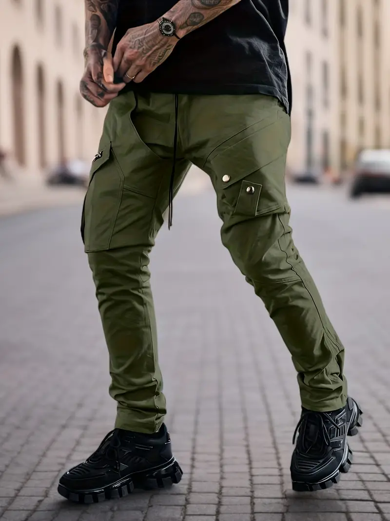 Genaro® | Casual Cargo Pants With Zipper Pockets - Image 8