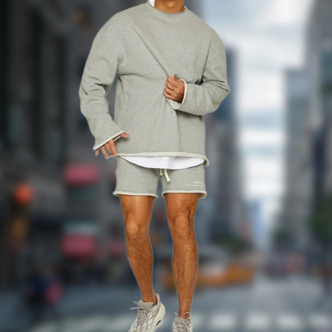 Genaro® | Set Felpa And Shorts