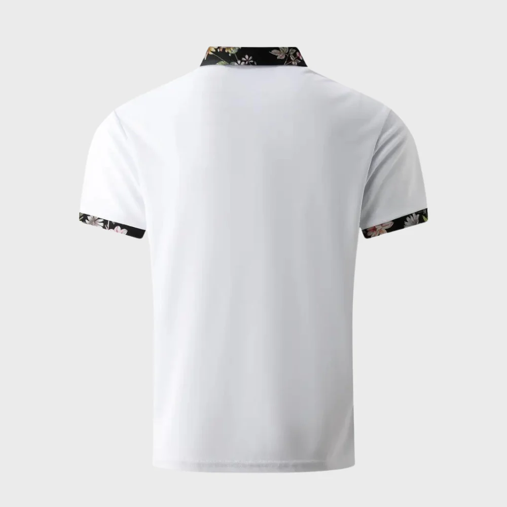 Gene® | Men'S Floral Print Polo Shirt - Image 11