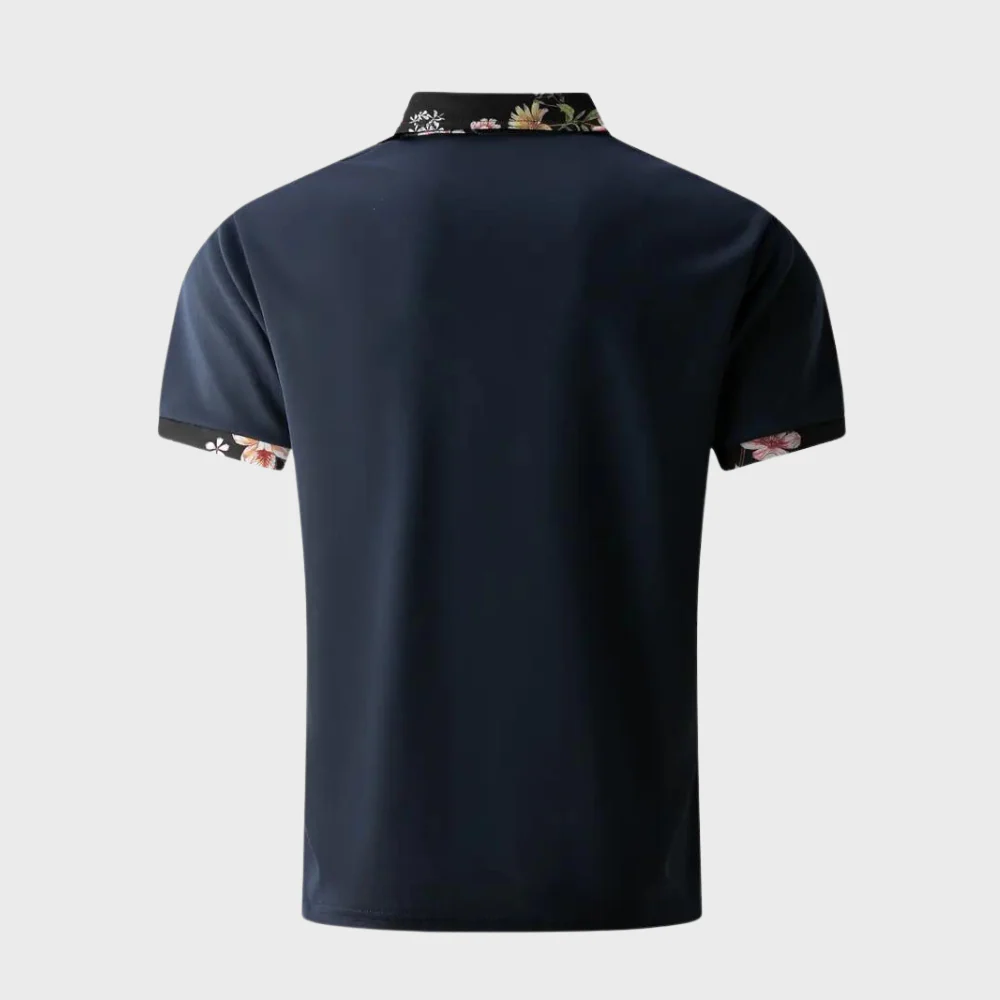 Gene® | Men'S Floral Print Polo Shirt - Image 14