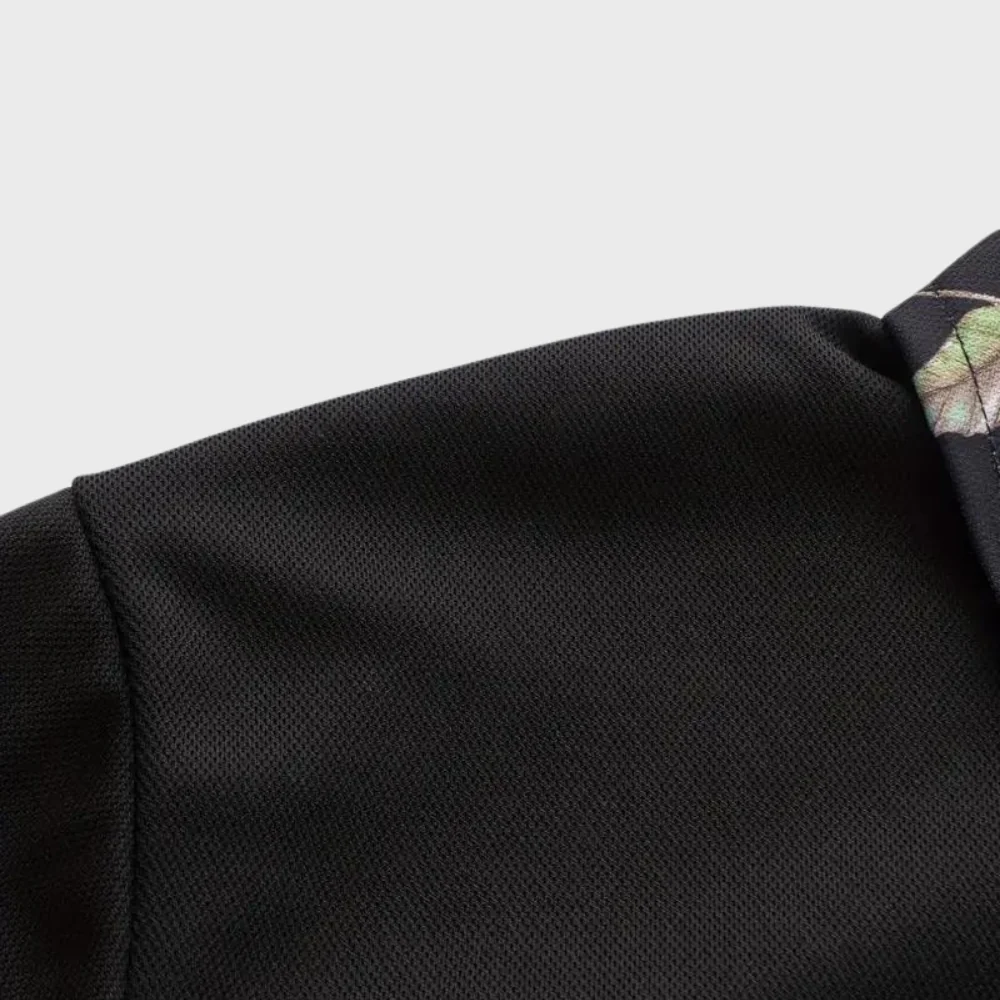 Gene® | Men'S Floral Print Polo Shirt - Image 2