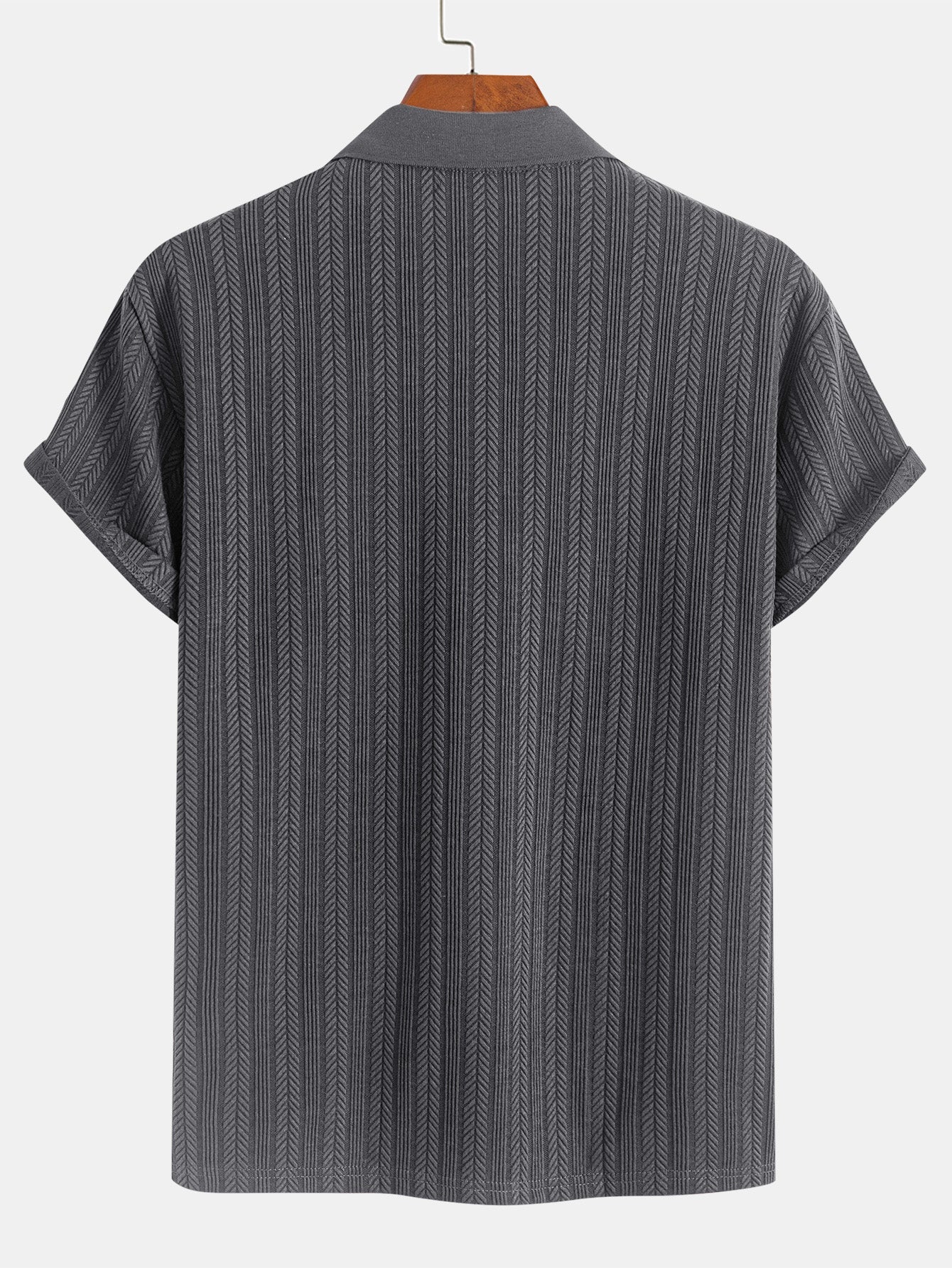 George® | Textured Zipper Polo - Image 10