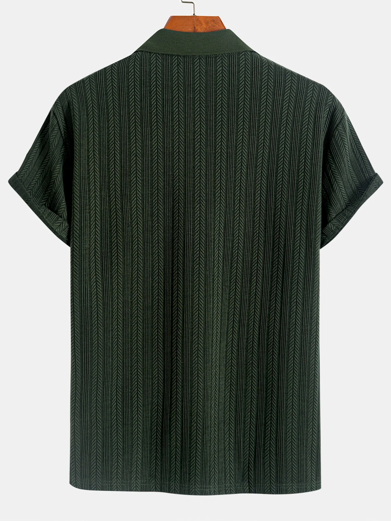 George® | Textured Zipper Polo - Image 2