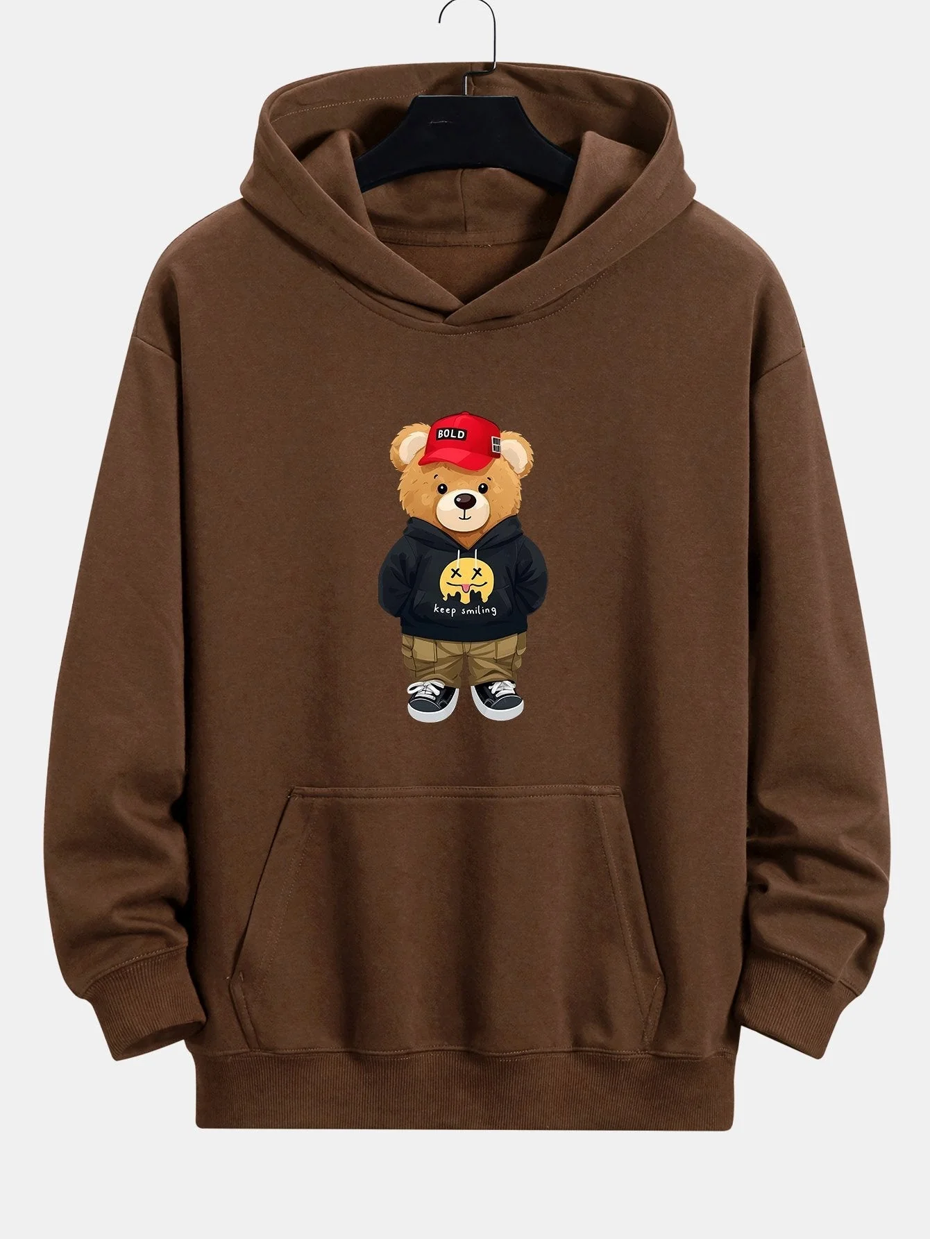 Gideon | Hip Hop Bear Print Relax Fit Hoodie - Image 9