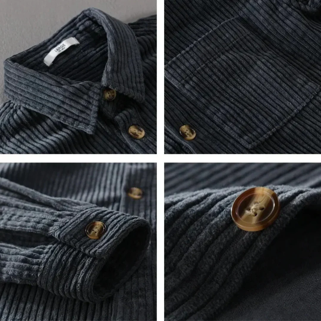 Gino® | Casual Corduroy Shirt - Image 7