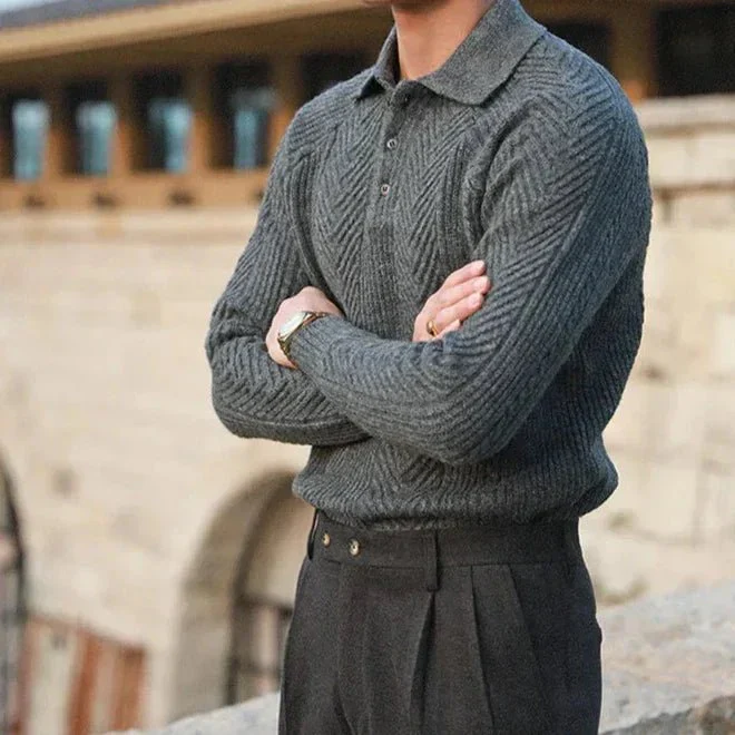 Gino | Classic knitted polo - Image 3