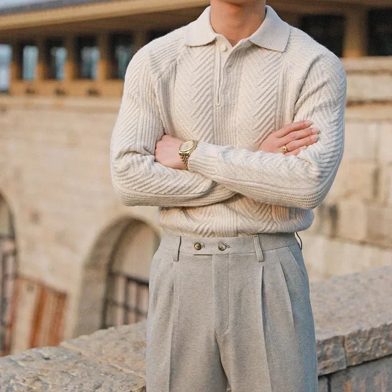 Gino | Classic knitted polo - Image 8
