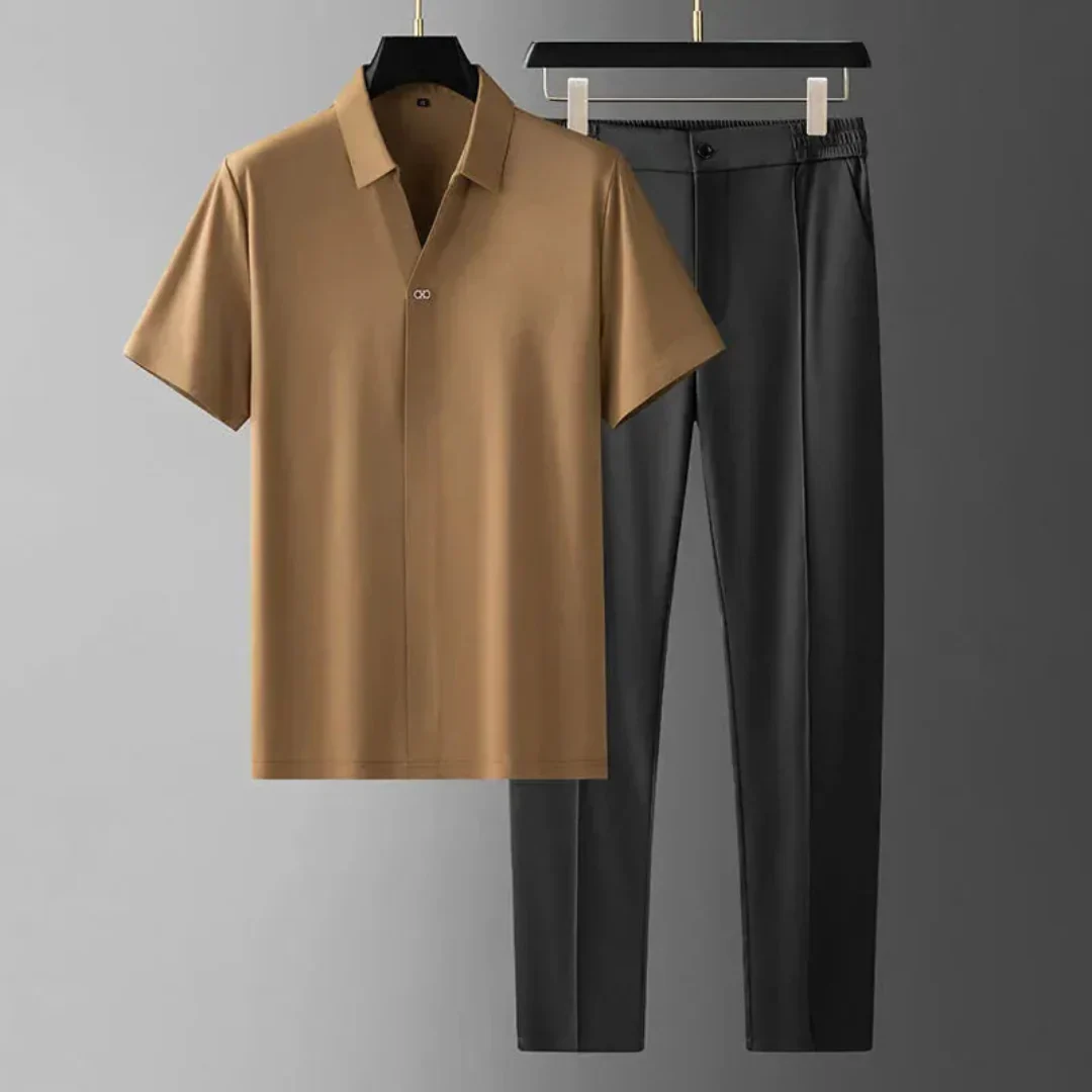 Gino | Piece Polo and Trousers Set
