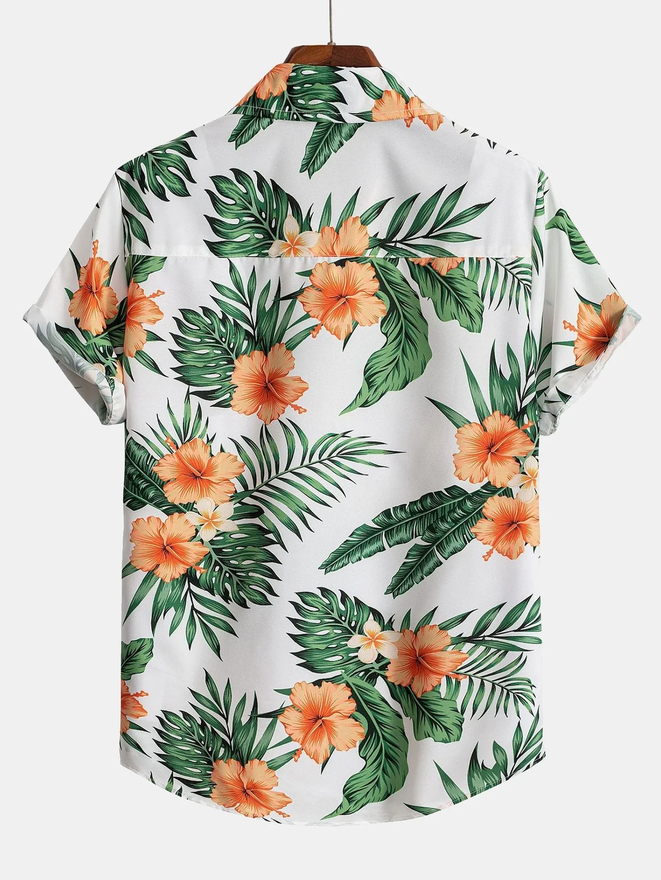Godofredo® | Tropical Print Button Up Shirt & Swim Shorts - Image 3