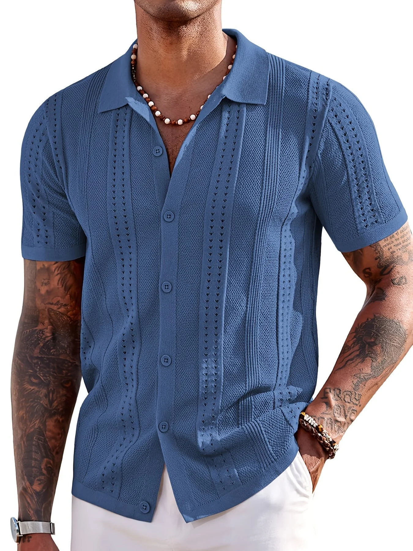 Grant® | Collared Polo Shirt For Fresh And Elegant Comfort - Image 11