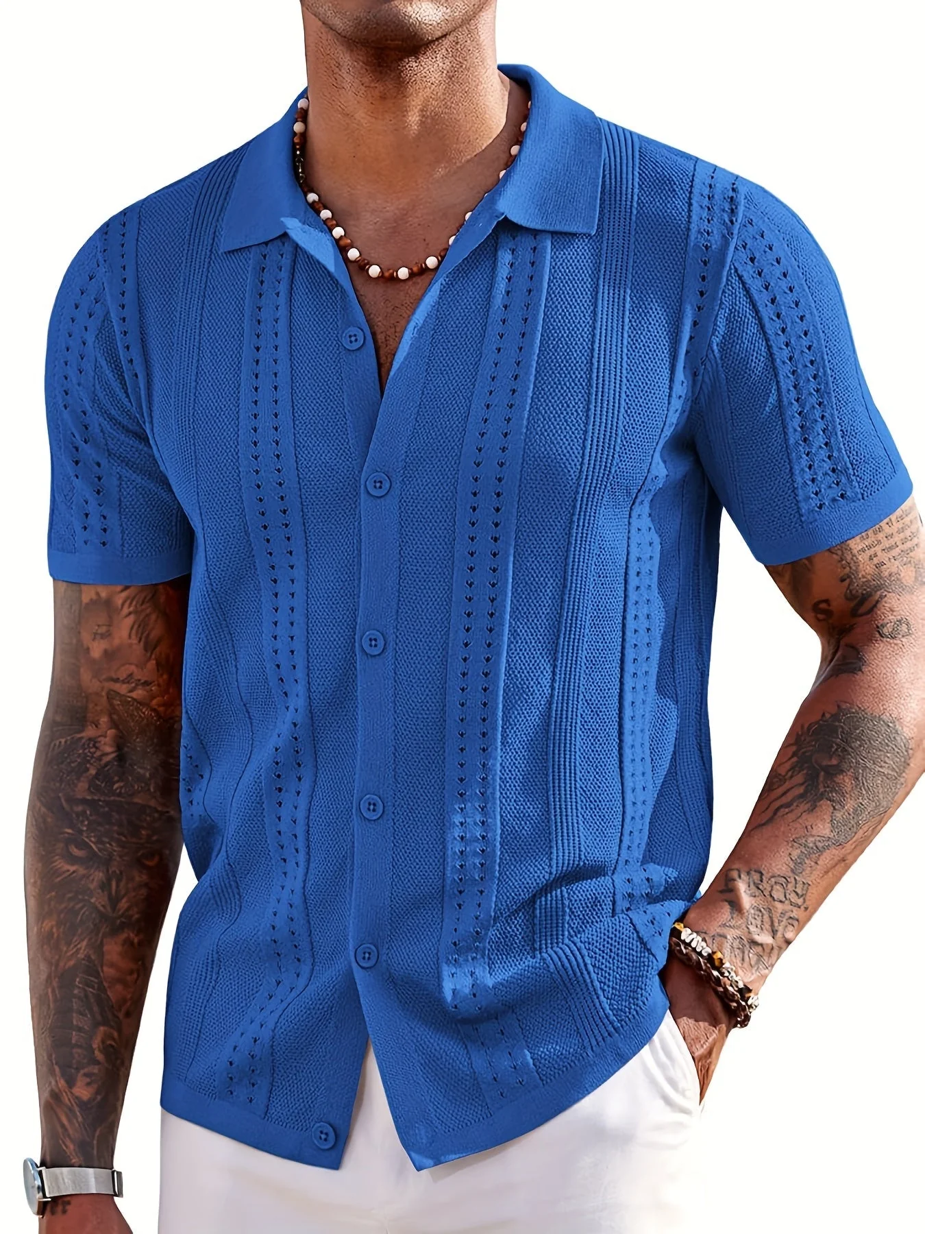 Grant® | Collared Polo Shirt For Fresh And Elegant Comfort - Image 12