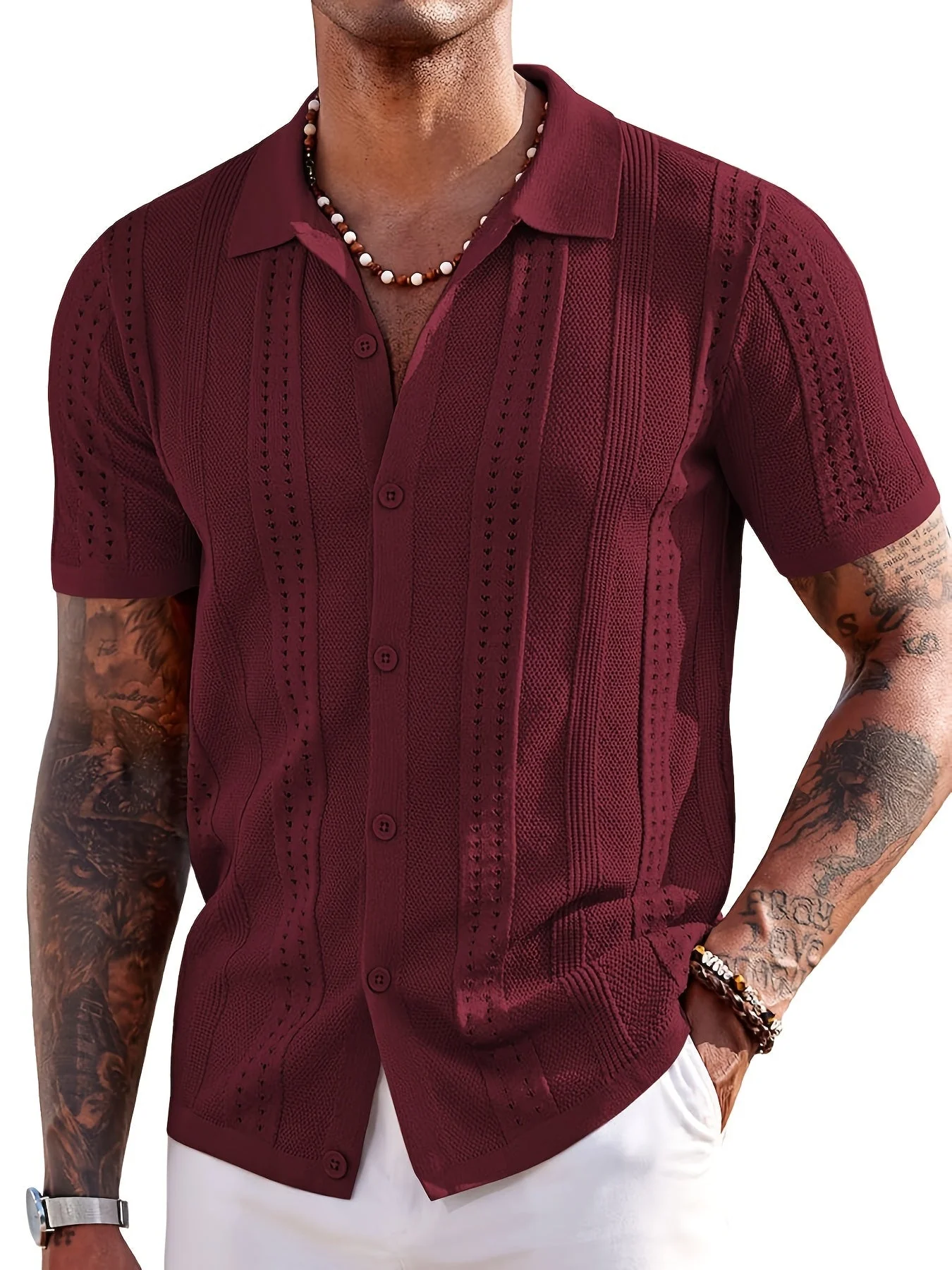 Grant® | Collared Polo Shirt For Fresh And Elegant Comfort - Image 14