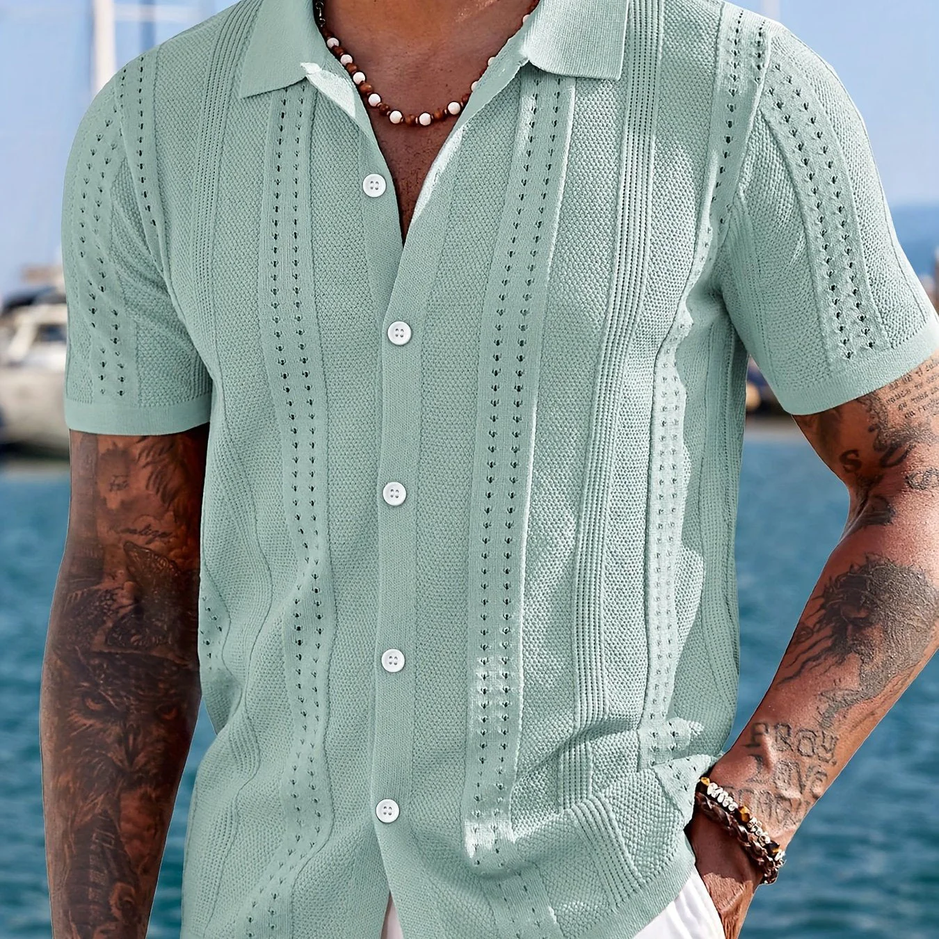 Grant® | Collared Polo Shirt For Fresh And Elegant Comfort - Image 2