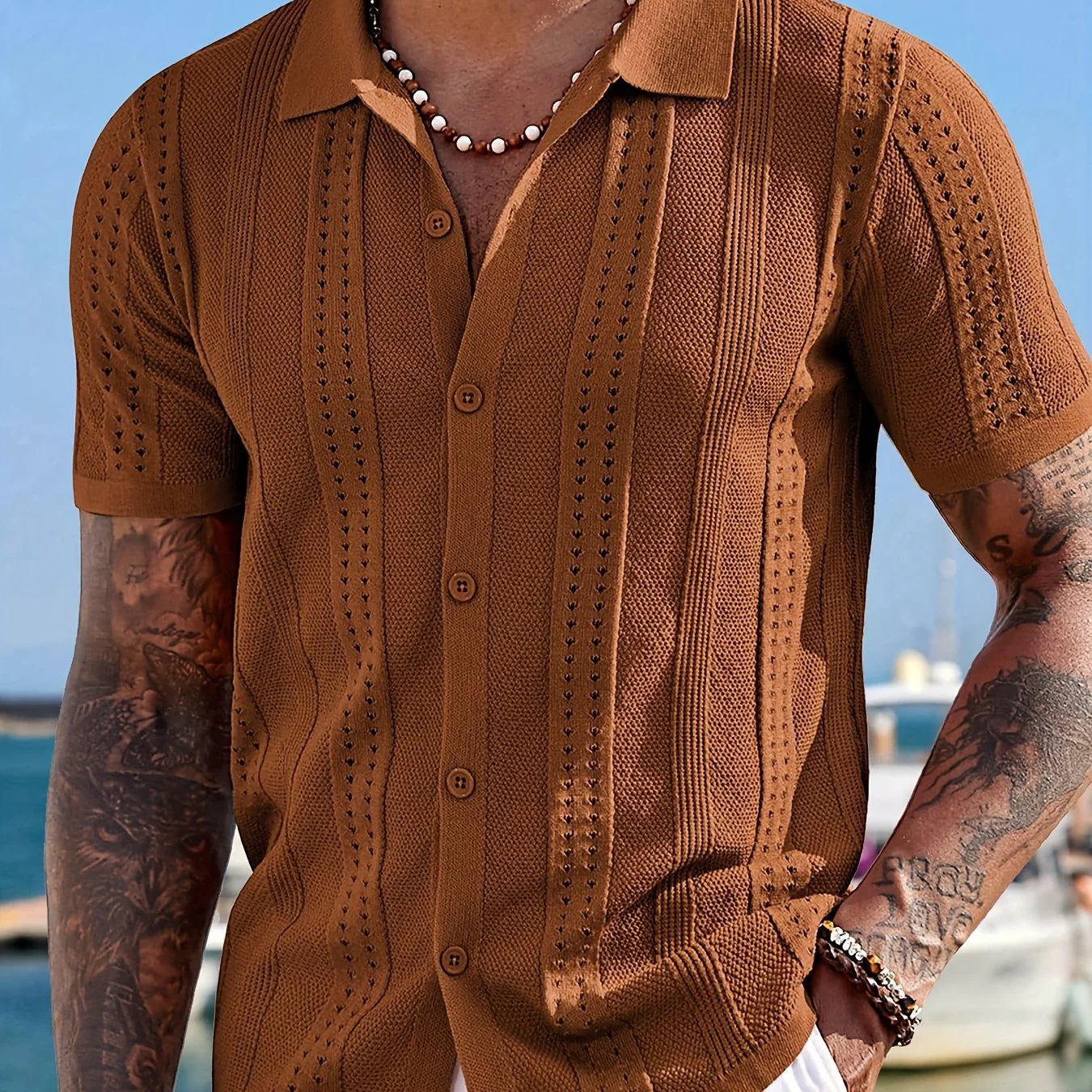 Grant® | Collared Polo Shirt For Fresh And Elegant Comfort - Image 4