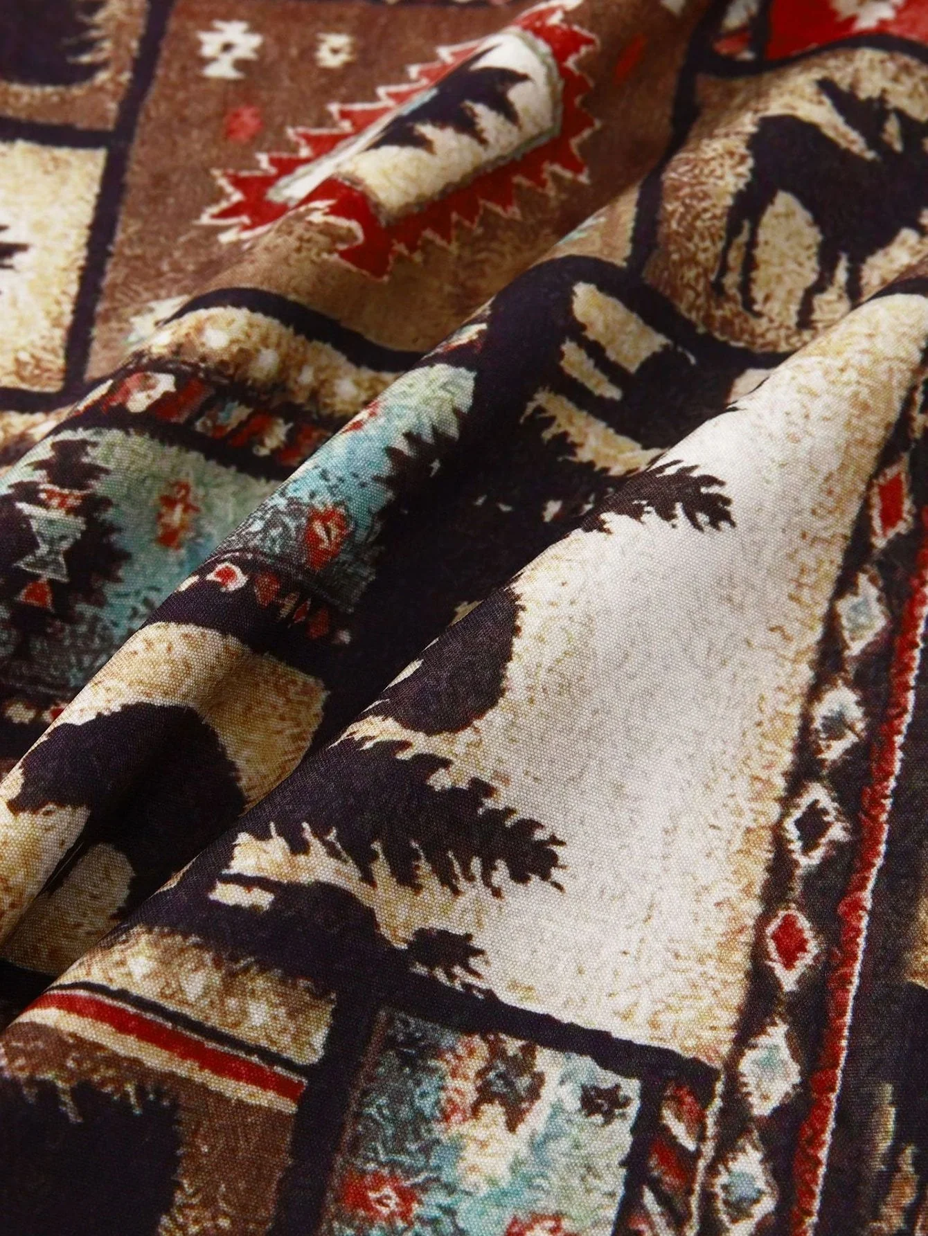 Guido® | Aztec Patch Print Shirt - Image 5