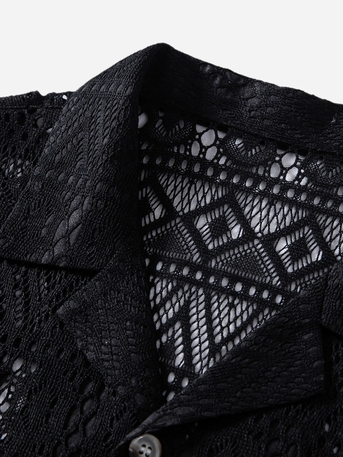 Guillermo® | Short Sleeve Geometry Textured Cuban Shirt - Image 6