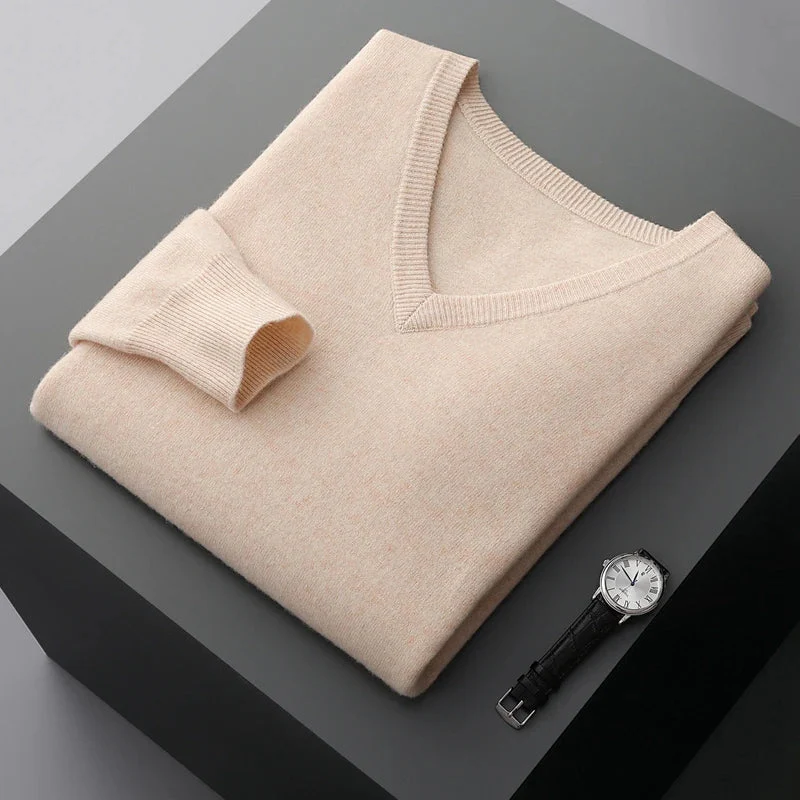 Guillermo | Wool V-Neck Sweater - Image 7