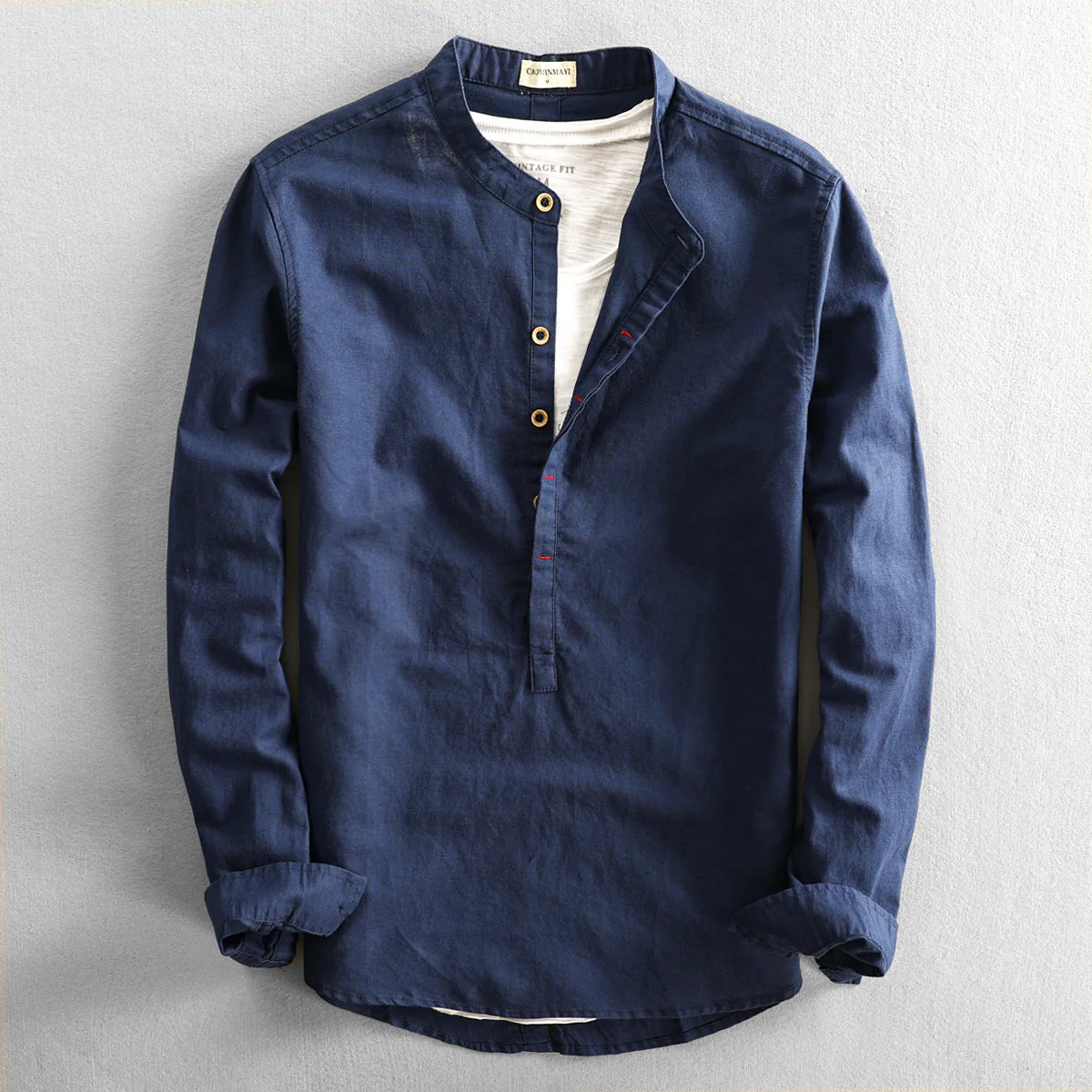Gumersindo® | Summer Linen Shirt For Men In Japanese Style - Image 3