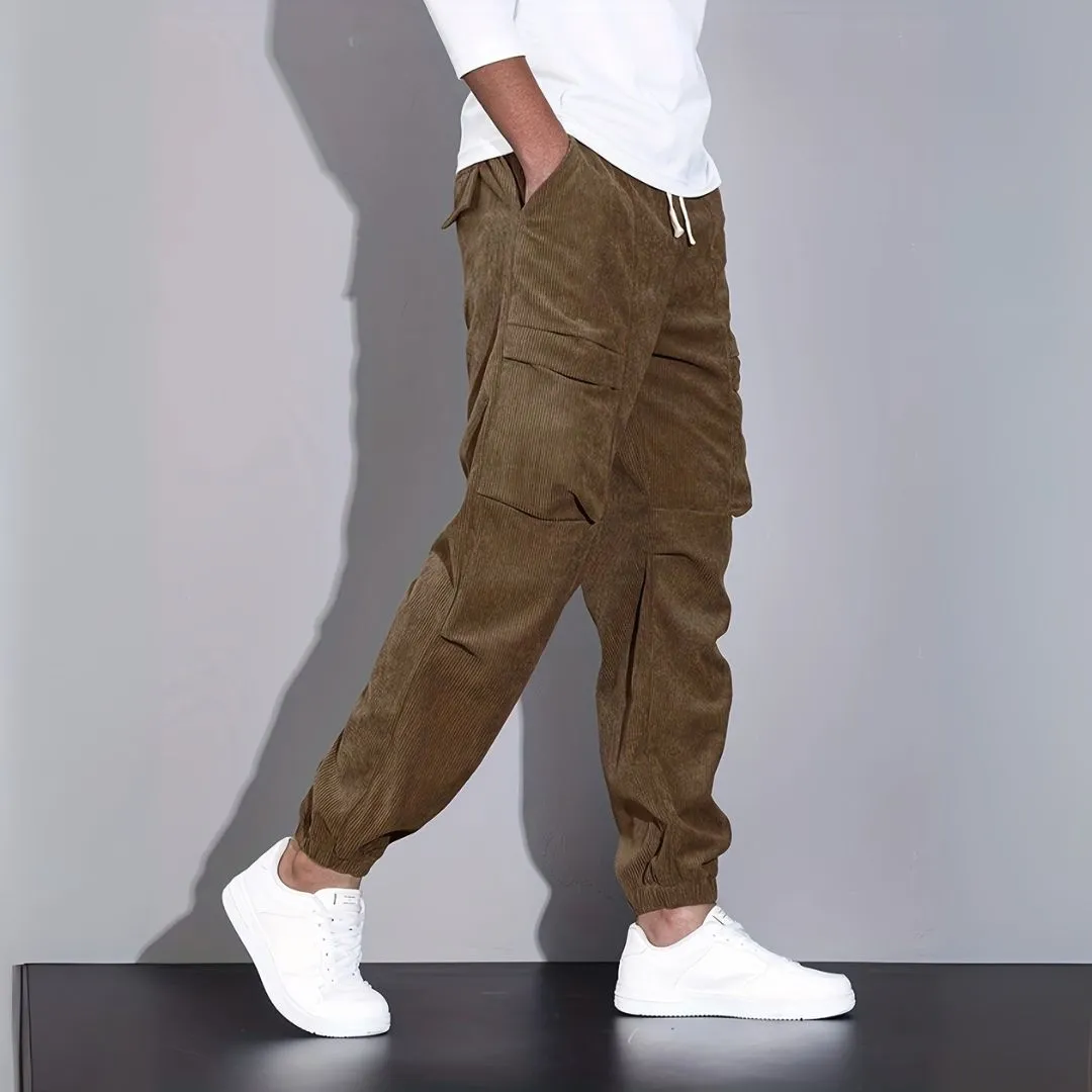 Gundisalvo | Soft Corduroy Cargo Pants - Image 4