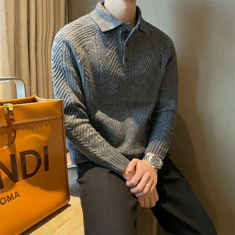 Hadrian® | Collar Long Sleeve Sweater - Image 3