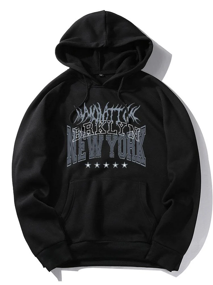 Harley | New York Gothic Print Hoodie - Image 2