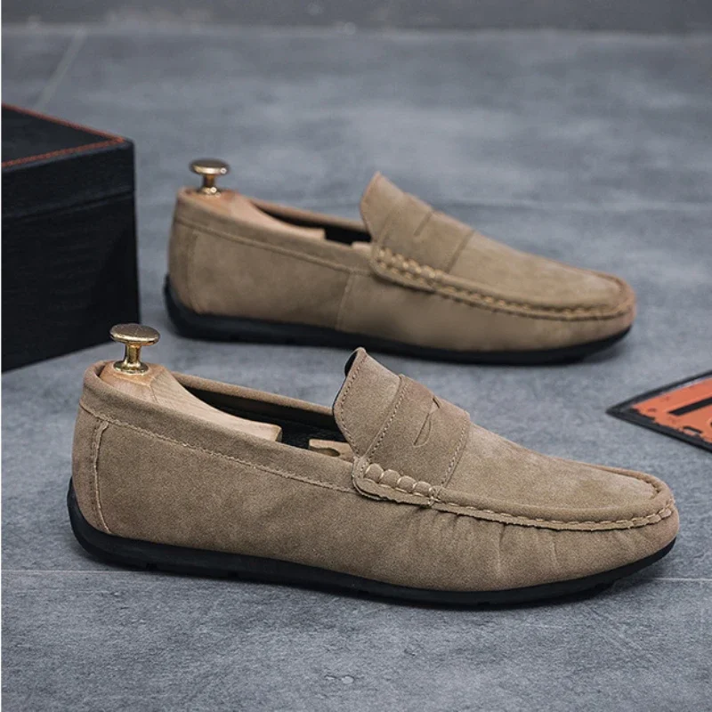 Harold | Lightweight Suede Men's Loafers - Image 4