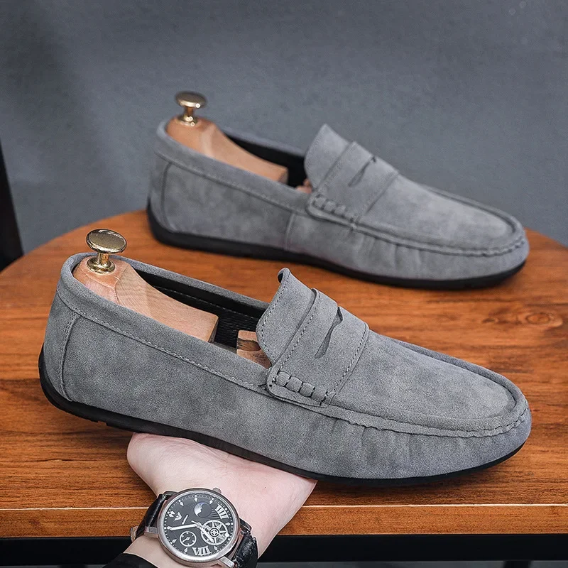 Harold | Lightweight Suede Men's Loafers - Image 5