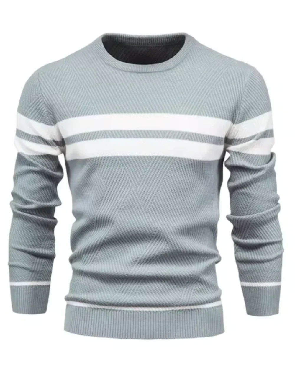 Hawke | Stylish Men's Sweater With Stripes - Image 5