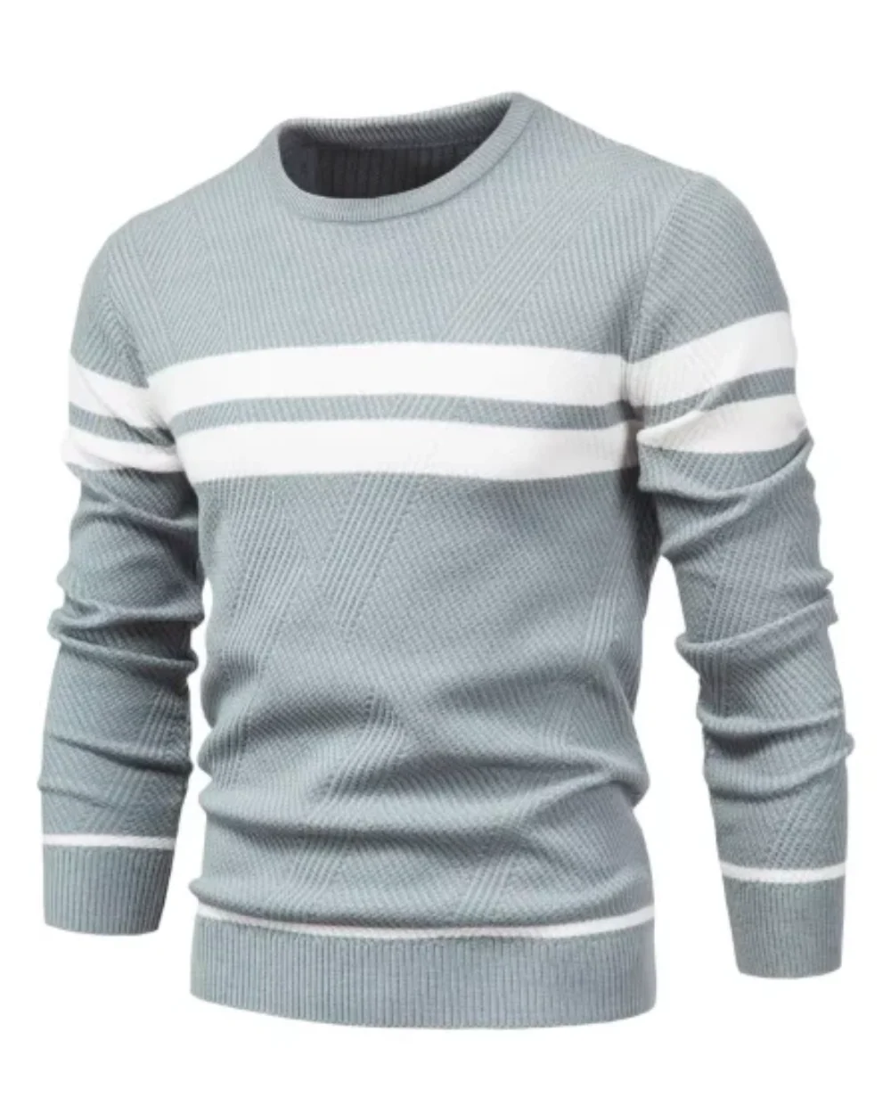 Hawke | Stylish Men's Sweater With Stripes - Image 6