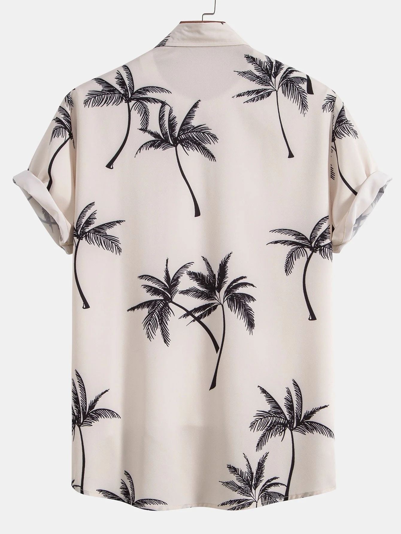 Héctor® | Palm Tree Print Button Up Shirt - Image 6