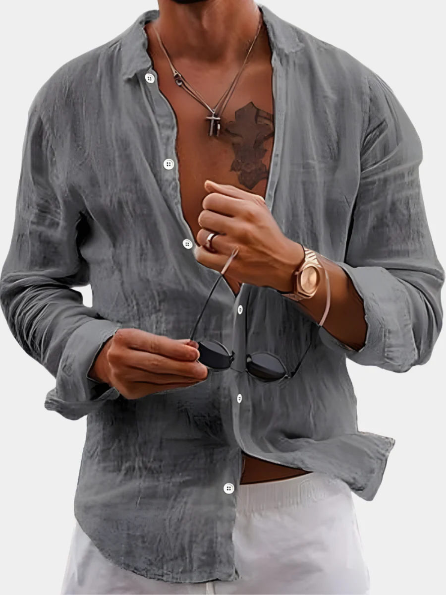 Hello Natural Cotton Summer Shirt