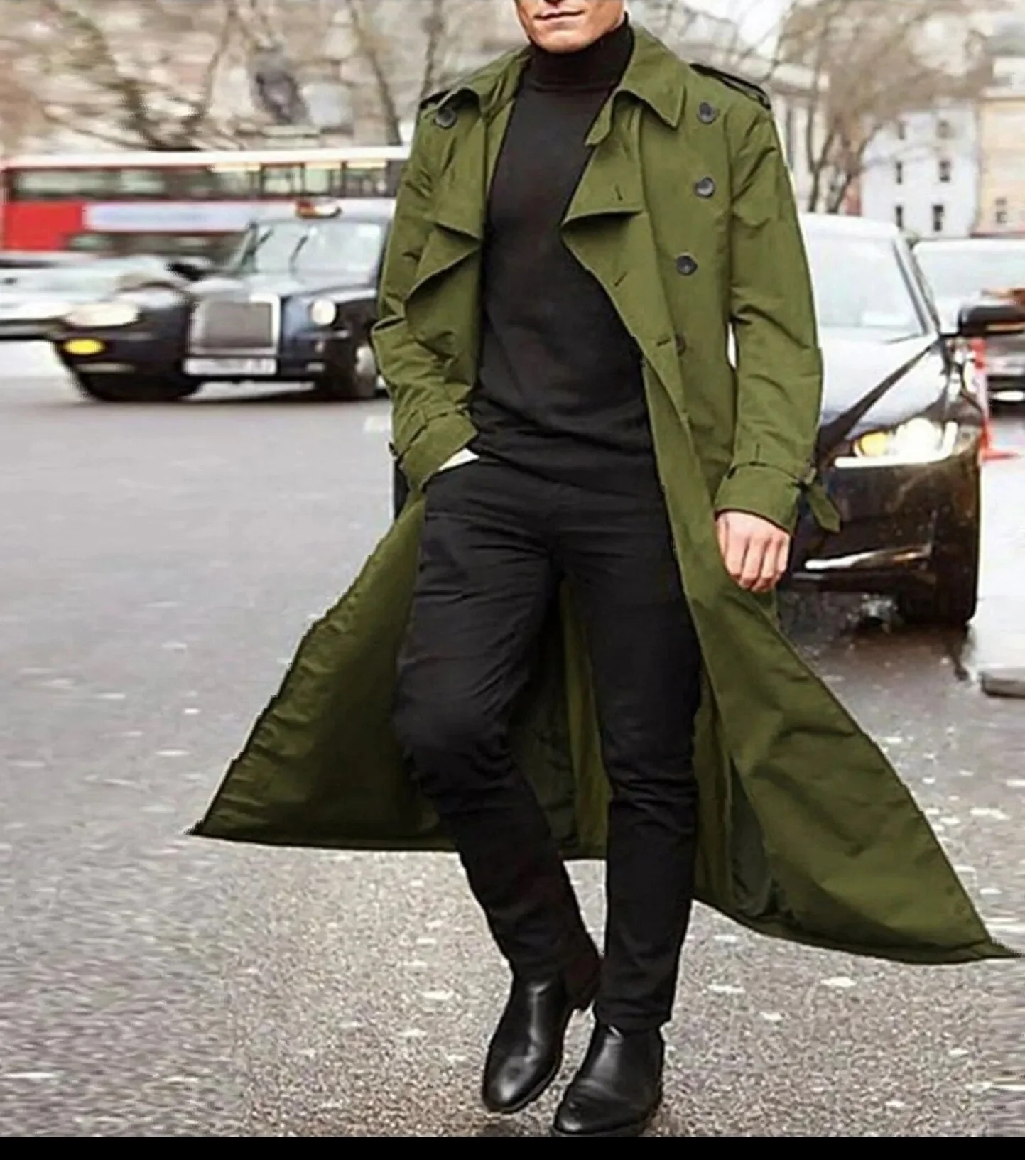 Herbert® | Modern long classic trench coat - Image 5